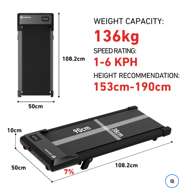 Urban Incline Under-Desk Walking Pad